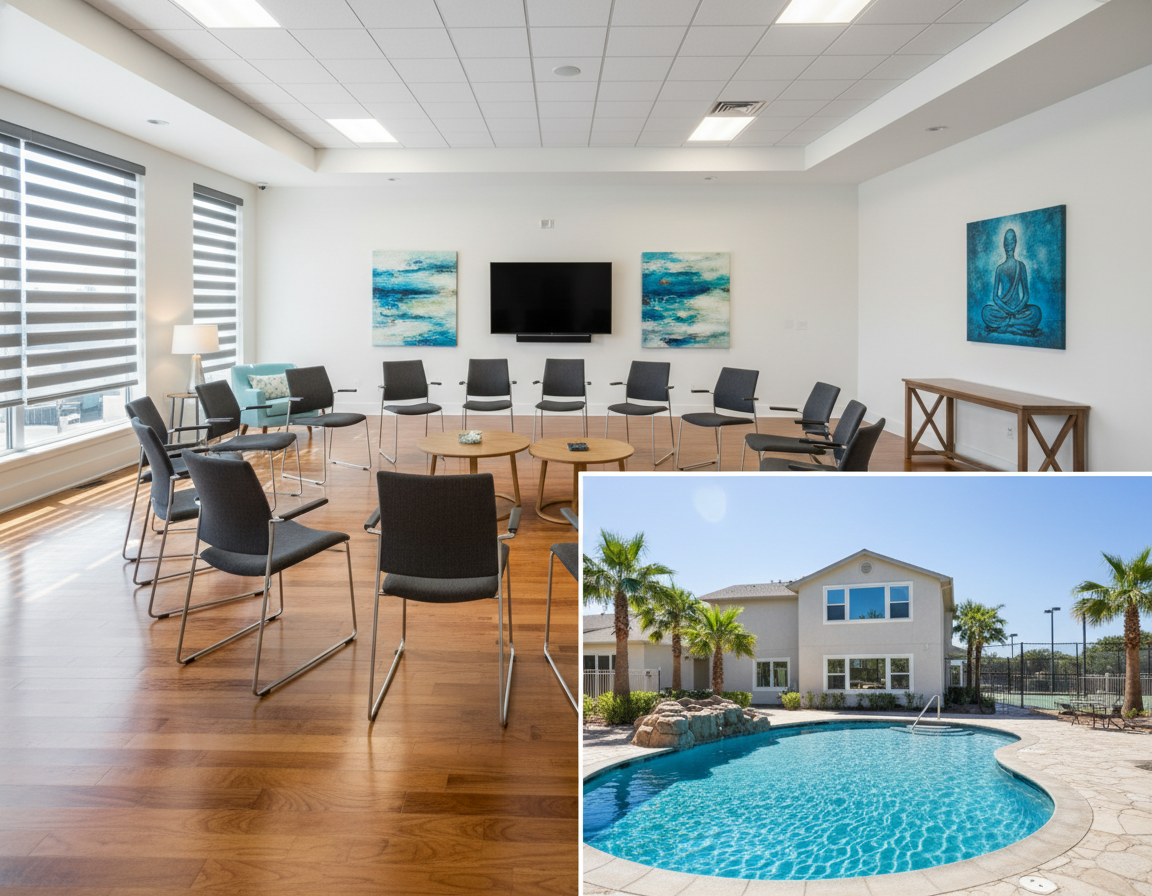 Yoga studio at TGT Treatment in Ontario, California
